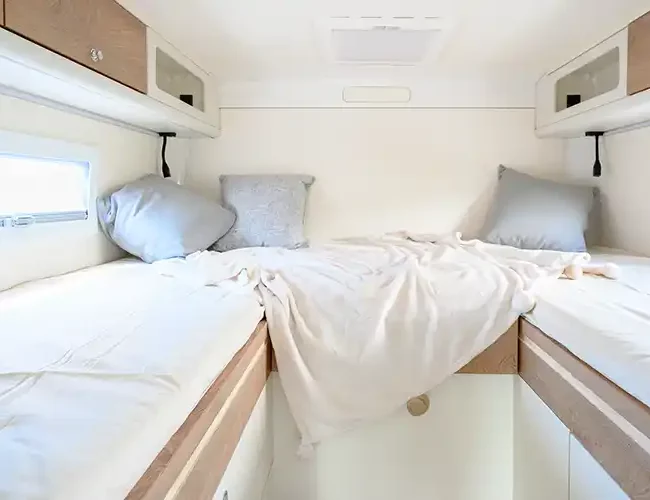 carbon fiber monocoque - twin beds